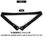 FRRK全系列辅助腰带贞操锁外出穿戴配件带弹力纽扣可调节松紧腰带 - ຮູບທີ 3