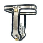 挂锁版女用T型贞操带成人情趣用品夫妻情侣下体束缚调Q - Image 5