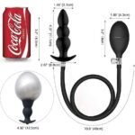 三珠五珠充气肛塞加长后庭拉珠充气肛塞拳交肛门扩张SM膨胀扩肛器 - Image 2