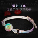 成年人用品sm情趣口塞球炫彩q果冻口塞夫妻调教调情性用品