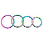 七彩环阴茎环锁精环环固炫彩用环阳具玩具情趣用品金属公鸡jj男精 - Image 5