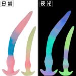 夜光超长鳗鱼大小肛塞女用成人自慰扩肛器糖果色多款鳗鱼玩具 - ຮູບທີ 2