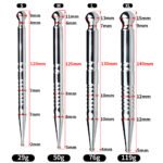 FRRK多尺寸不锈钢马眼棒尿道插堵扩张器光滑双头多功能男用肛塞 - Image 2