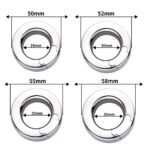 男用不锈钢阴囊负重吊坠环蛋蛋束缚重力拉伸阴茎锻炼器具 - Image 2