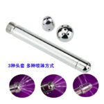 成人男女后庭肛门灌肠清洗阴道私处金属冲洗器三头淋浴情趣性用品 - 画像 (2)