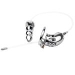 FRRK-100K 金属不锈钢贞操锁负极锁男用锁精自虐伪娘肛塞穿戴鸟笼 - Image 5