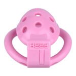 FRRK锅盖树脂贞操锁男用轻便禁欲防逃脱贞洁器成人笼子可配导管 - Image 5