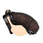 黑色纱网贞操锁金属锁子甲透气舒适佩戴男用贞洁鸟笼 - ຮູບທີ 4