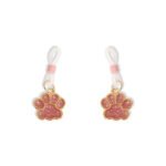 蝴蝶结铃铛乳夹女情性趣U型咪咪夹情调趣玩具成人sm乳夹乳束货源 — изображение 5